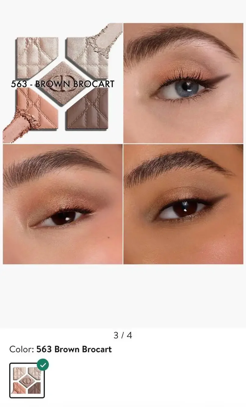 Dior Diorshow 5 Couleurs High-Colour Eyeshadow Palette in 563 Brown Brocart